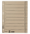 Leitz 16580085 lengüeta de índice Separador numérico con pestaña Cartón Gris