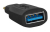 Qoltec USB 3.1 C - USB 3.0 A Black