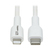 Tripp Lite M102-02M-WH USB-C to Lightning Sync/Charge Cable (M/M), MFi Certified, White, 2 m (6.6 ft.)