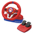 Hori Mario Kart Racing Wheel Pro Schwarz, Blau, Rot, Weiß USB Lenkrad + Pedale Analog Nintendo Switch