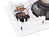 Omnitronic 80710350 haut-parleur 2-voies Blanc Avec fil 10 W