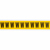 Brady 1530-W self-adhesive label Rectangle Permanent Black, Yellow 250 pc(s)