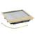 Couvercle métal revêtement laiton pour boîte de sol standard 16-24 modules (PW28763)