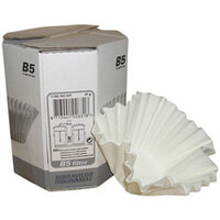 Filterkörbchen B5 110 / 360mm weiß (250 Stück) Für Bravilor Bonamat Filterkaffeemaschinen B5 & B5 HW 250 Stück