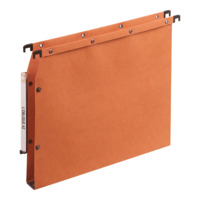 ELBA Hängemappe "AZV Ultimate" A4, aus 240 g/m² Karton, Bodenbreite 30 mm, seitlich offen, für ca. 330 DIN A4-Blätter, orange, Packung mit 25 Stück