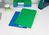 Oxford Top File + A4 Sammelmappe mit Einschlagklappen ohne Gummizugverschluss grün