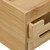 Relaxdays Schreibtisch Organizer Bambus, Stiftehalter Holz, Schreibtischbox Schubladen, HxBxT: 9,5 x 12,5 x 15 cm, natur