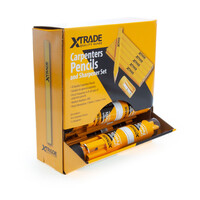 XTrade Carpenters Pencils & Sharpener Set (Box Of 12) SKU: XTR-X0900005