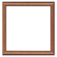 Frame: Wooden: 16 x 16cm: Dark Brown