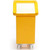 65 Litre Mobile Ingredients Trolley - Opaque (R204B) - Yellow
