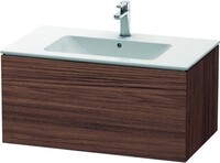 DURAVIT LC614102121 Waschtischunterbau L-CUBE 820 x 481 x 400 mm nussbaum dunke