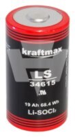 Kraftmax Lithium 3,6V Batterie LS34615 D - Zelle GEFAHRGUT