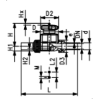 PP-H Membranventil TYP 514, 63 mm, DN50