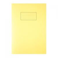 Silvine A4 Exercise Book Ruled Yellow 80 Pages (Pack 10)