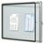 Nobo Premium Plus Outdoor Magnetic Lockable Notice Board 8xA4 1902579