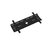 Double drop down cable tray & bracket for Adapt and Fuze desks 1200mm - black