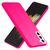 NALIA Neon Handy Hülle für Samsung Galaxy S21 Plus, Silikon Case Cover Bumper Pink