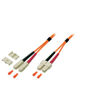 Duplex Jumper SC/SC 62,5/125µ 3 m, OM1, LSZH, orange