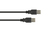 Kabelmeister® Anschlusskabel USB 2.0 High-Speed EASY A Stecker an EASY A Stecker, schwarz, 5m