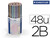 Lapices de grafito staedtler 119 triplus 2b color pastel bote de 48 unidades colores surtidos