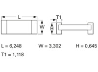 Widerstand, Metalllegierung, SMD 2512 (6330), 10 mΩ, 2 W, ±1 %, LR2512-22R01FA