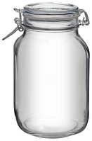 Bügelverschlussglas Fido Herm; 2000ml, 14.4x21.6 cm (ØxH); transparent; 6