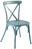 Stuhl Atelio; 55x51x89 cm (BxTxH); vintage blau; 2 Stk/Pck