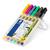 Tűfilc készlet, 0,6 mm, STAEDTLER "Noris® 307", 6 különböző szín