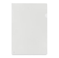 ValueX Cut Flush Folder Polypropylene A4 100 Micron Orange Peel Clear (Pack 100)
