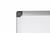 Bi-Office Maya Magnetic Melamine Whiteboard Grey Plastic Frame 2400x1200mm