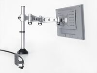 Monitor Arm Lift 3-part 13"-24" - Silver Monitor Mounts & Stands