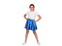 jupe disco lamée bleu enfant taille unique