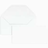 Briefumschläge DINlang 100g/qm gummiert VE=100 Stück weiß
