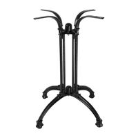 Bolero Decorative Brasserie Table Leg Base Made of Cast Iron - 720x620mm