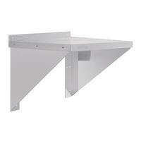 Stainless Steel Microwave Shelf Hanger Holder - Polished Finish 560(w)x460(d)mm