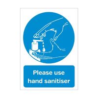 Nisbets Please Use Hand Cleaner Sign - Vinyl - Self Adhesive - A6