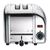 Dualit 2 Slice Vario Toaster in Stainless Made of Stainless Steel 1.2kW