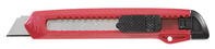 Normalansicht - Ecobra Sehr preiswerter Cutter, Klinge 18 mm, 12 Stück im transparenten Köcher