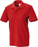 Da./Herren-Poloshirt 1625 181, Gr. L, rot