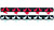 Fünfteiliger Gerätehalter Flip Clip Regular5A rot, Systemschiene und Grundplatte in schwarz
