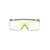 3M™ SecureFit™ 3700 Überbrille, limettengrüne Bügel, Scotchgard™ Anti-Fog-Beschichtung (K&N), transparente Scheibe, SF3701SGAF-GRN-EU