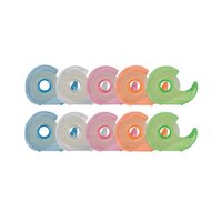 Q-Connect Adhesive Tape 19mm x 33m with Dispenser (Pack of 10) KF27009