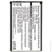 Batterie(s) Batterie téléphone portable 3.7V 1000mAh