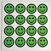 Magnetic indicator sheets - Happy face