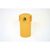 145L Hooded top litter bin with tidy man logo - Yellow