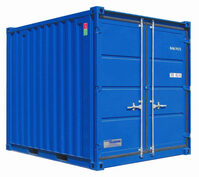 Lagercontainer LC 10', Enzianblau