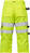High Vis 3/4 Handwerkerhose Kl.2 2027 PLU Warnschutz-gelb/schwarz - Rückansicht