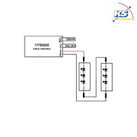 LED Konverter, IP20, 230V AC, sek. 700mA, 2.1-20W, DALI dimmbar