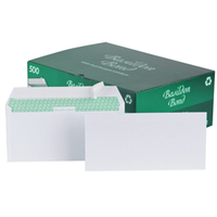 Wallet Envelope DL Peel and Seal Plain 120gsm White (Pack 500) - C80116