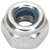 Sealey NLN4 Nylon Lock Nut M4 Zinc DIN 982 Pack of 100